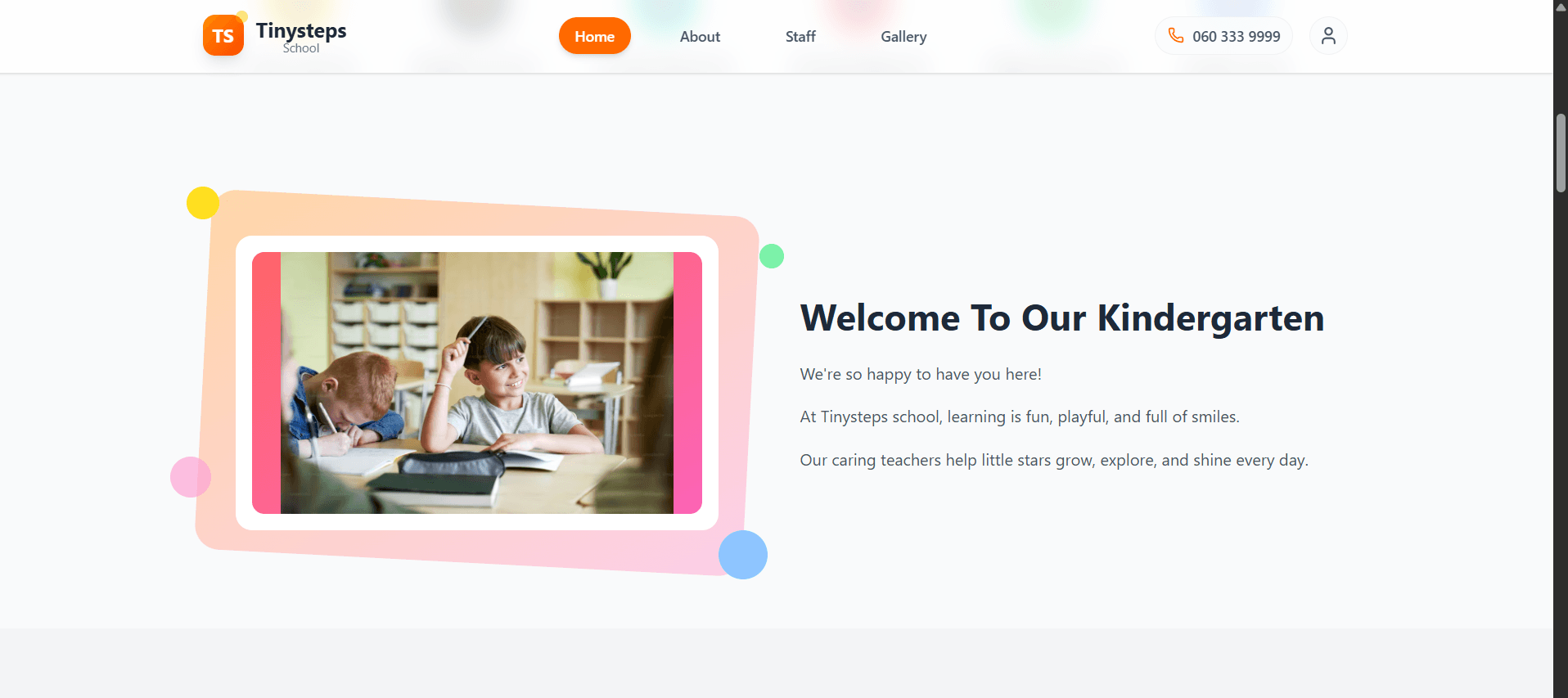 Tinysteps School - Case study by Yogesh Gadhewal